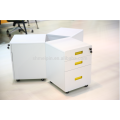 Polyester Powder Coated Movable Cabinet for Office